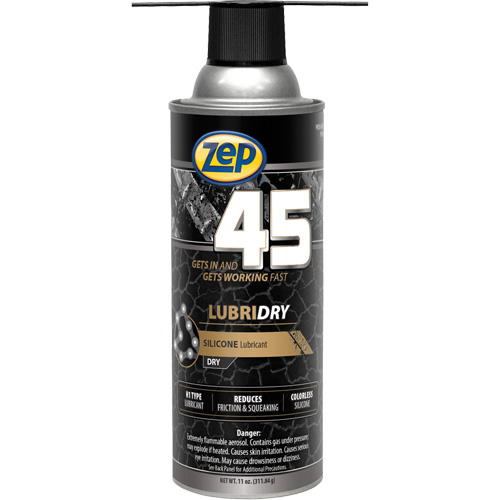 Lubrifiant sec &agrave; base de silicone 45 Lubridry, Canette a&eacute;rosol Nuna Depot Inc.