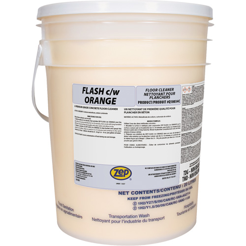 Flash Orange Premium Grade Concrete Floor Cleaner Nuna Depot Inc.