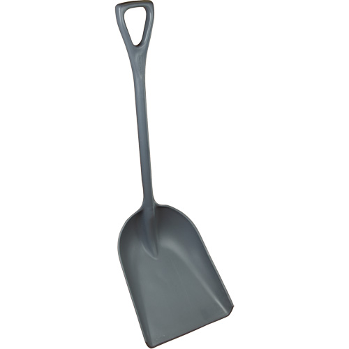 One-Piece Regrind Shovel, Plastic, Polypropylene Blade, D-Grip Handle, 25" Long Nuna Depot Inc.