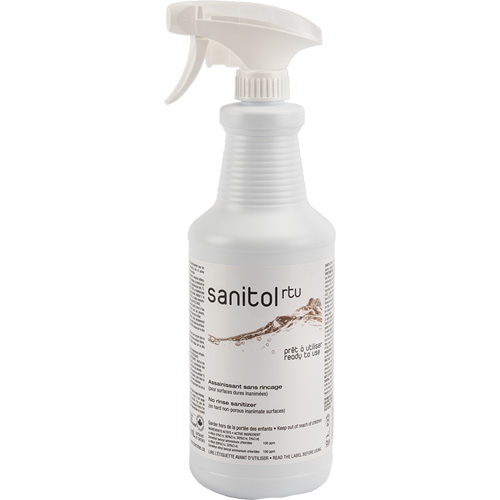 D&eacute;sinfectant et assainissant concentr&eacute; Sanitol, 950 ml, Bouteille &agrave; g&acirc;chette Nuna Depot Inc.