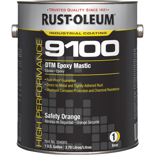 9100 System DTM Epoxy Mastic Base, Safety Orange, Gallon Nuna Depot Inc.