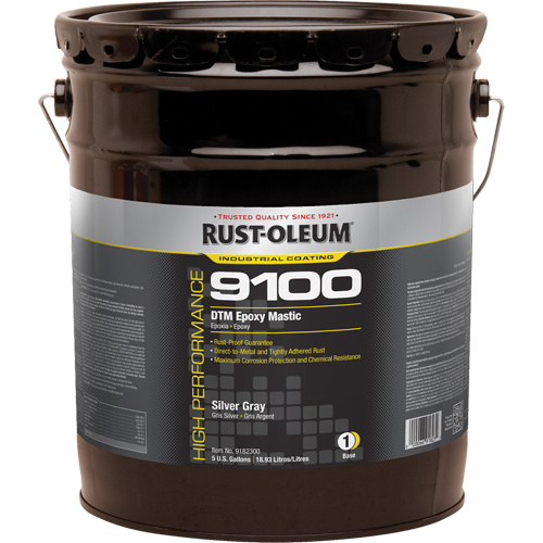9100 System DTM Epoxy Mastic Base, Silver Grey, 5 gal., Pail Nuna Depot Inc.
