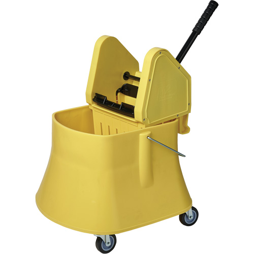 Champ Bucket & Wringer Combo, Down Press, 10 US Gal.(40 Quart), Yellow Nuna Depot Inc.