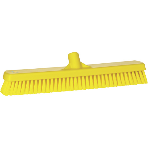 Deck & Wall Scrub Brush, Stiff Bristles, 19", Polyester, Yellow Nuna Depot Inc.