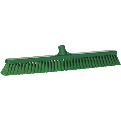 T&ecirc;te de balai-brosse pour petites particules, Crins Fin, 24", Polyester, Vert Nuna Depot Inc.