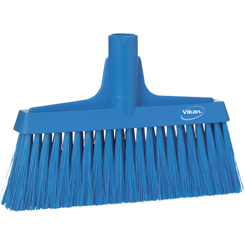 Upright Broom Head, Coarse/Fine Bristles, 10-1/4", Polyester, Blue Nuna Depot Inc.