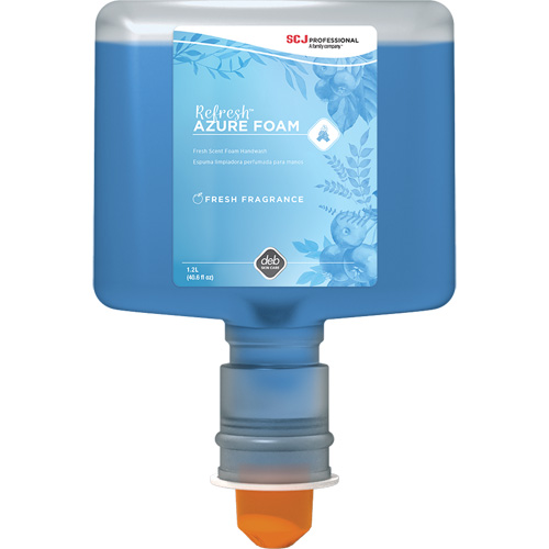 Savon &agrave; mains Refresh Azure, Mousse, 1,2 L, Parfum&eacute; Nuna Depot Inc.