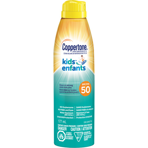 Kids Water Resistant Sunscreen, SPF 50, Aerosol Nuna Depot Inc.