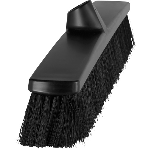ColorCore Push Broom, Fine Bristles, 24", Polypropylene, Black Nuna Depot Inc.