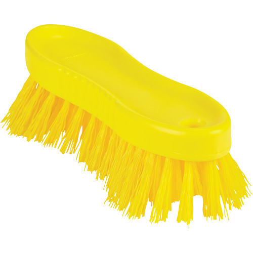 ColorCore Hand Brush, Stiff Bristles, 6" Long, Yellow Nuna Depot Inc.