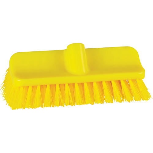 Brosse &agrave; angle double ColorCore pour surfaces hautes et basses, Soies Ferme, Longueur de 10", Jaune Nuna Depot Inc.