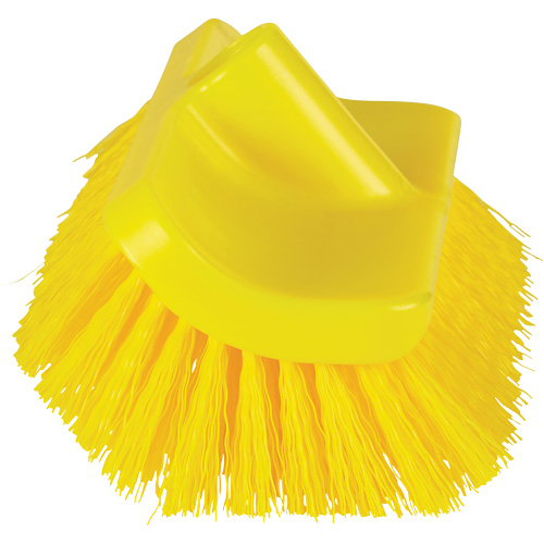 Brosse &agrave; angle double ColorCore pour surfaces hautes et basses, Soies Ferme, Longueur de 10", Jaune Nuna Depot Inc.