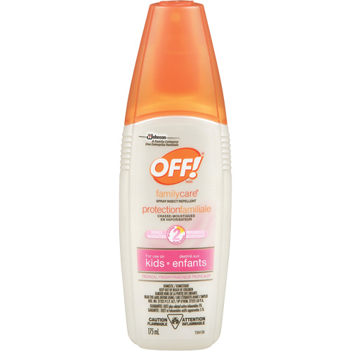 Insectifuge Off! Protection familiale &agrave; parfum de Fraîcheur tropicale, DEET &agrave; 5 %, Vaporisateur, 175 ml Nuna Depot Inc.