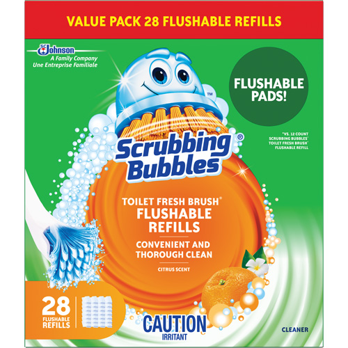 Recharge de tampons pour la brosse pour cuvettes Scrubbing Bubbles Fresh Brush, Recharge Nuna Depot Inc.