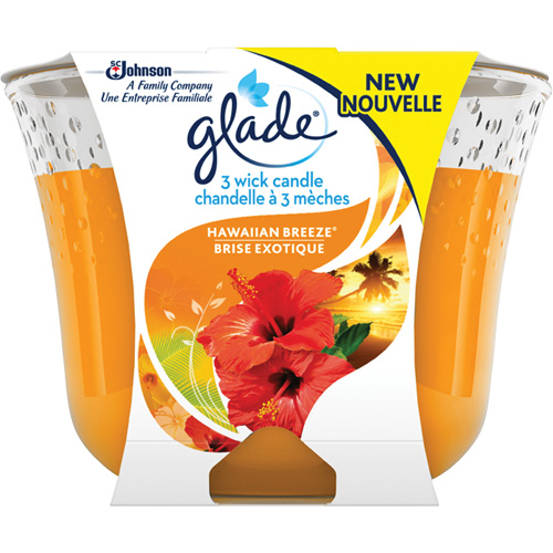 Chandelle &agrave; trois m&egrave;ches Glade, Brise exotique Nuna Depot Inc.