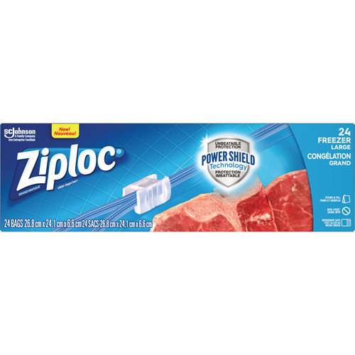 Sacs de cong&eacute;lation &agrave; glissi&egrave;re Ziploc Nuna Depot Inc.