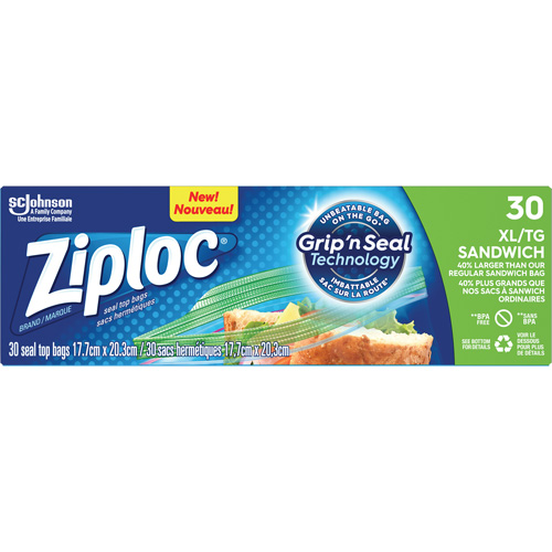 Sacs &agrave; sandwichs Ziploc Nuna Depot Inc.