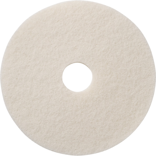 Floor Pads, 12", Polish, White Nuna Depot Inc.