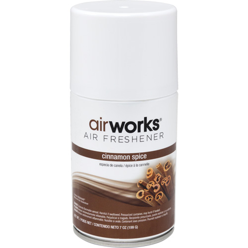 AirWorks&reg; Metered Air Fresheners, Cinnamon Spice, Aerosol Can Nuna Depot Inc.