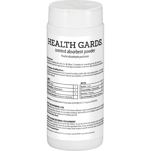 Health Gards&reg; Scented Absorbent Powder, 16 oz., Can Nuna Depot Inc.