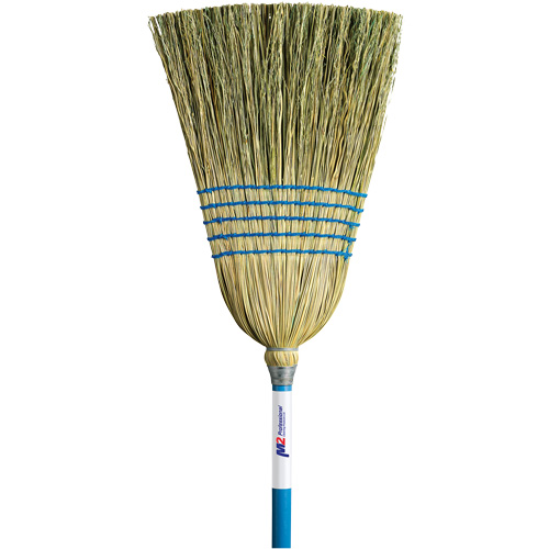 Light-Duty Indoor/Outdoor Corn Broom, 5-String, Wood Handle Nuna Depot Inc.