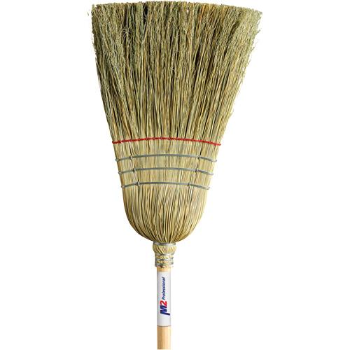 Heavy-Duty Corn Broom, 1-String, Wood Handle Nuna Depot Inc.