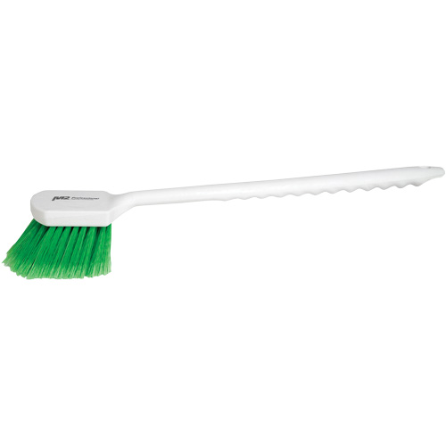 Brosse &agrave; recoins &agrave; manche long, 20" l, Soies PVC, Vert Nuna Depot Inc.