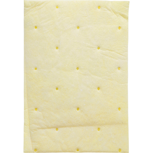 Tampon absorbant haute capacit&eacute; pour produits chimiques, Mati&egrave;res dangereuses, 14,5" x 9,25", 26,3 gal d'absorption Nuna Depot Inc.