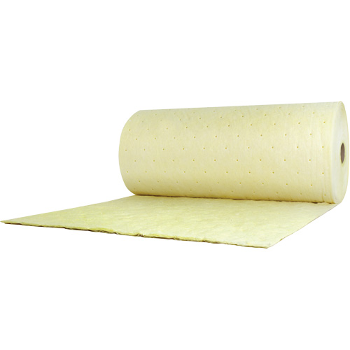 Chemical Sorbent Roll, Heavyweight, 150' L x 38" W, 89.4 gal Absorbancy Nuna Depot Inc.
