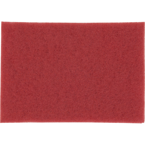 Tampon haute performance, 14" x28", Lustrage/Nettoyage, Rouge Nuna Depot Inc.