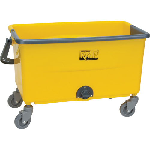 Microfibre Mop Bucket & Wringer, Strainer, 11 US Gal. (44 Quart), Yellow Nuna Depot Inc.