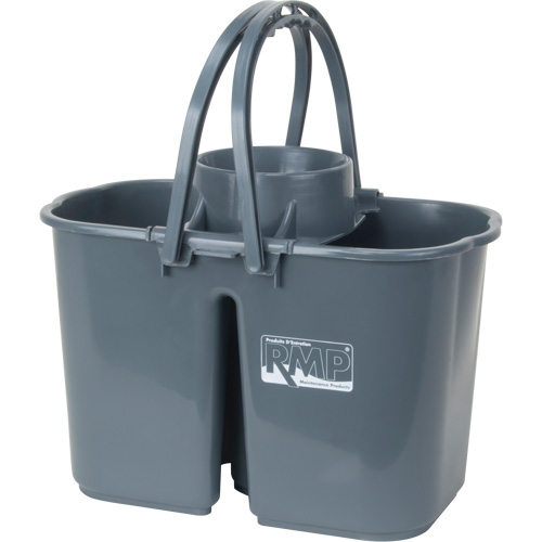 Mop Pail & Wringer, Strainer, 3.75 US Gal.(15 Quart), Grey Nuna Depot Inc.