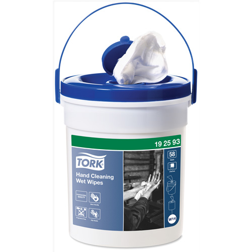 Hand Cleaning Wet Wipe Bucket, 58 Wipes, 10-3/5" x 10-3/5" Nuna Depot Inc.