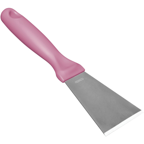 Large Stainless Steel Scraper, Pink, 3" W x 9" L Nuna Depot Inc.