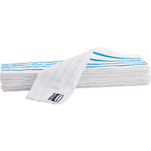Tampon vadrouille jetable, Style Boucles et crochets, Microfibre, 18" lo x 4" la Nuna Depot Inc.