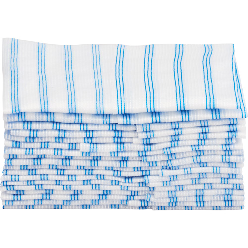 Chiffons jetables, Microfibre, Bleu/Blanc Nuna Depot Inc.