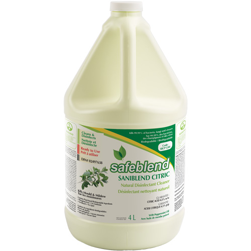 CITRIC Peppermint Oil Disinfectant Cleaner, 4 L, Jug Nuna Depot Inc.