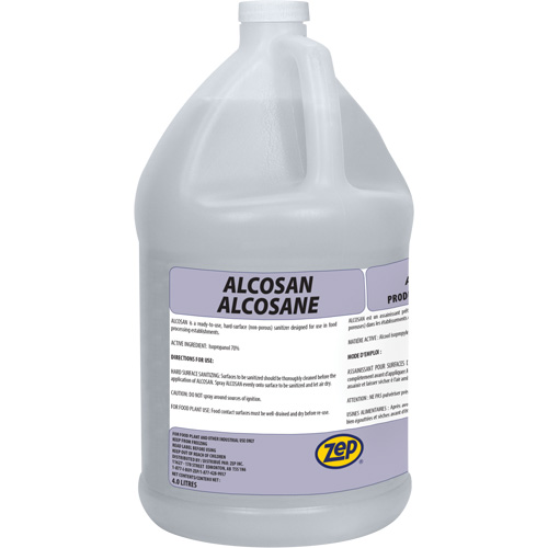 D&eacute;sinfectant de surfaces dures Alcosan, 4 L, Cruche Nuna Depot Inc.
