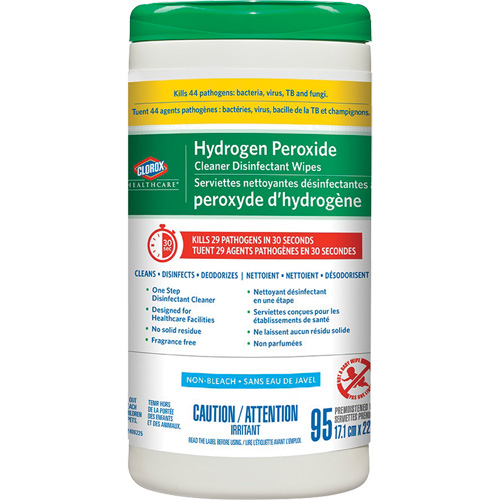 Healthcare&reg; Hydrogen Peroxide Cleaner Disinfecting Wipes, 95 Count Nuna Depot Inc.