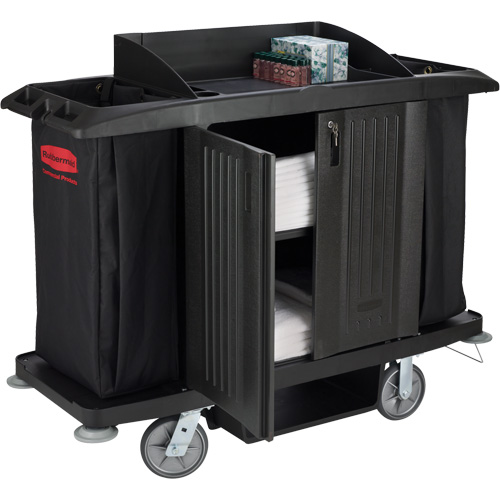 Executive Full-Size Housekeeping Cart with Doors Nuna Depot Inc.