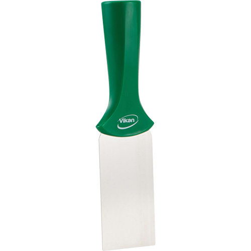 Grattoir en acier inoxydable avec poign&eacute;e montable sur manche, Vert, 2" la x 8" lo Nuna Depot Inc.