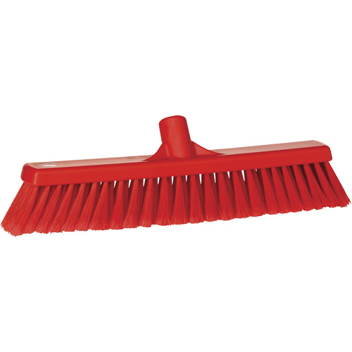 Balai-brosse pour particules fines, Crins Fin/&agrave; bout ouvrant, 16-1/4", Polypropyl&egrave;ne, Rouge Nuna Depot Inc.