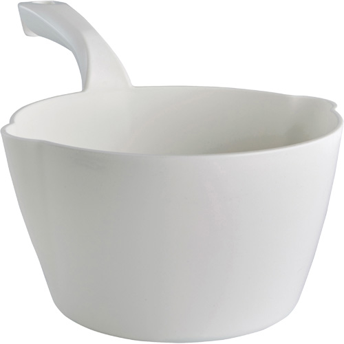 Round Bowl Scoop, Plastic, White, 64 oz. Nuna Depot Inc.
