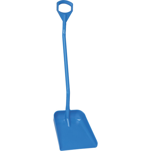 Ergonomic Large Blade Shovel, 51" Length, Plastic, Blue Nuna Depot Inc.