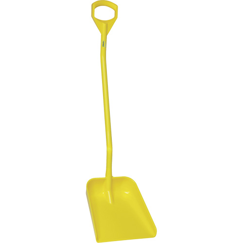 Ergonomic Large Blade Shovel, 51" Length, Plastic, Yellow Nuna Depot Inc.