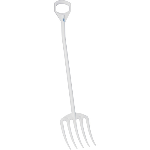 Hygienic Fork, 49" Length, Plastic, White Nuna Depot Inc.
