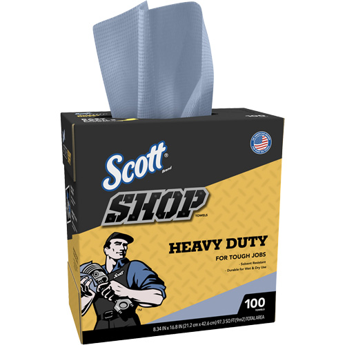 Shop Towels, Heavy-Duty, 16-4/5" L x 8-1/3" W Nuna Depot Inc.