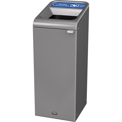 Conteneur pour d&eacute;chets de recyclage m&eacute;lang&eacute;s Configure, Vrac/Bord de rue/De bureau, Acier, 15 gal. US Nuna Depot Inc.