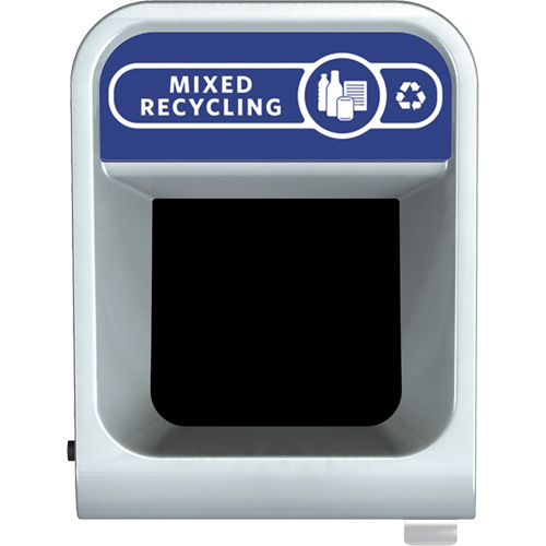 Conteneur pour d&eacute;chets de recyclage m&eacute;lang&eacute;s Configure, Vrac/Bord de rue/De bureau, Acier, 15 gal. US Nuna Depot Inc.