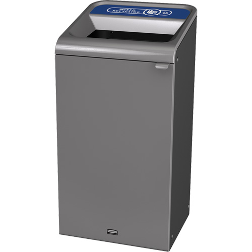 Conteneur pour d&eacute;chets de recyclage m&eacute;lang&eacute;s Configure, Vrac/Bord de rue/De bureau, Acier, 23 gal. US Nuna Depot Inc.